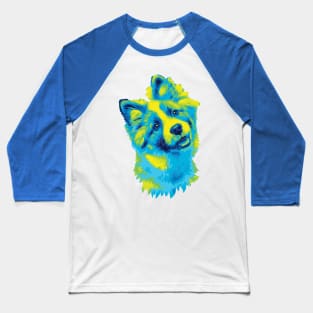 Cool Colored Fluff Pupp Baseball T-Shirt